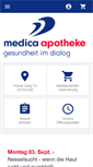 Mobile Screenshot of medica-apotheke-kiel.de